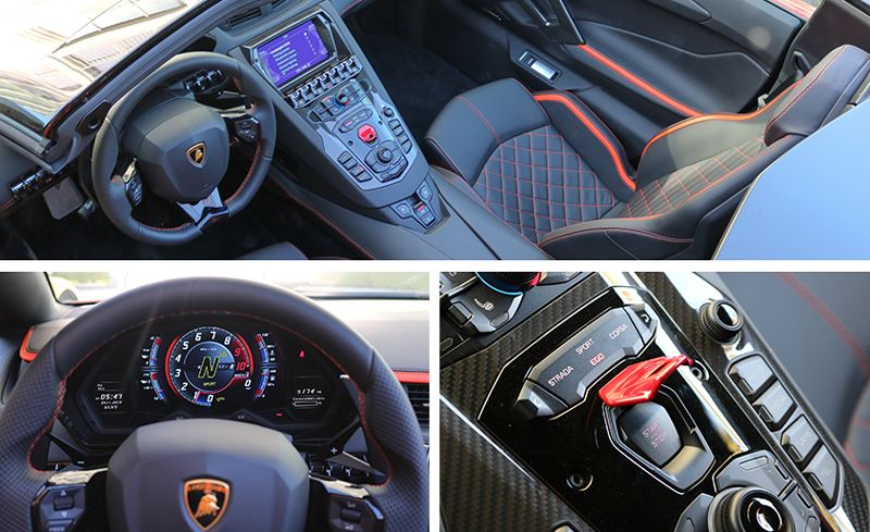 Lamborghini Aventador White Interior