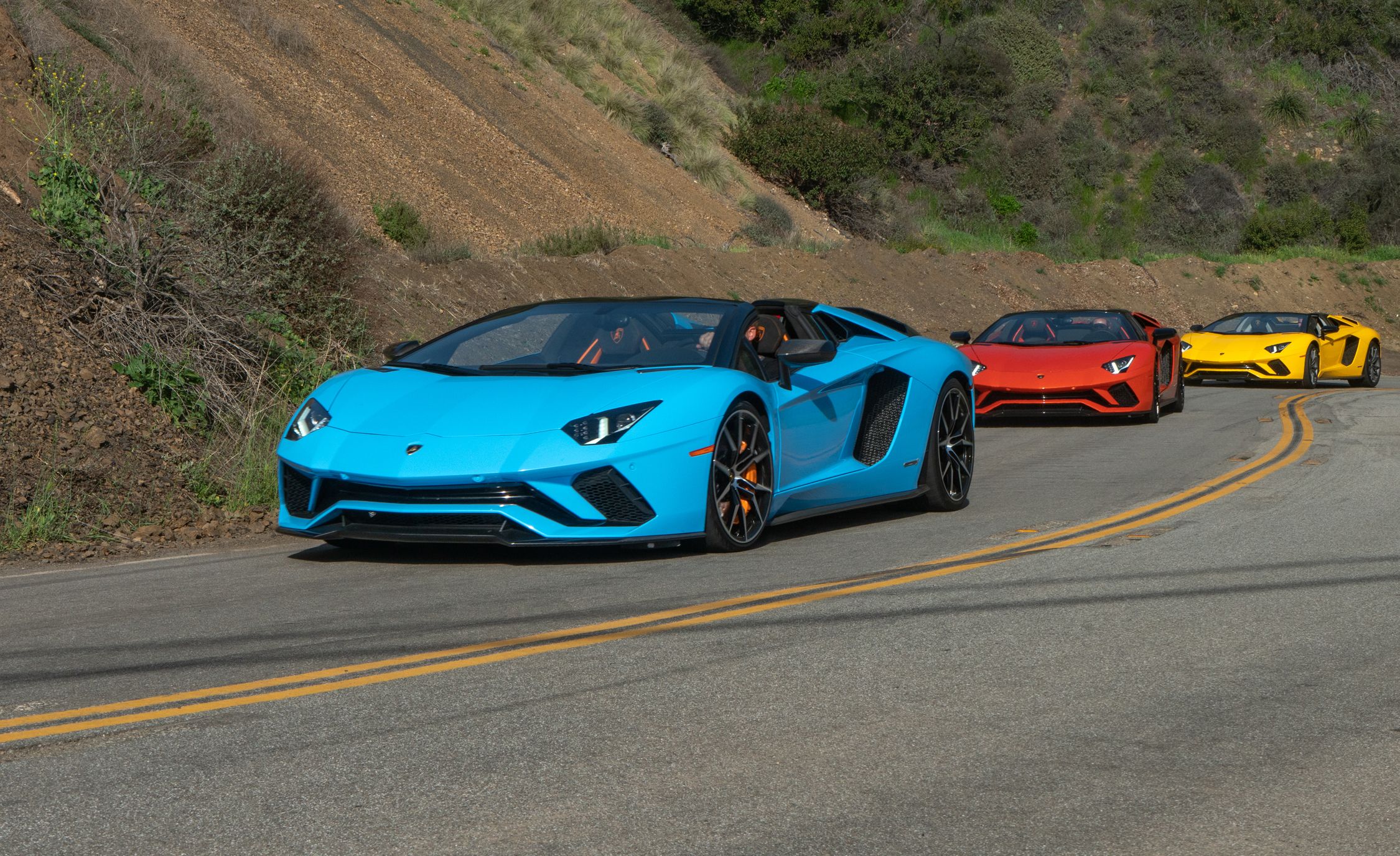 20 Lamborghini Aventador S Roadster Driven