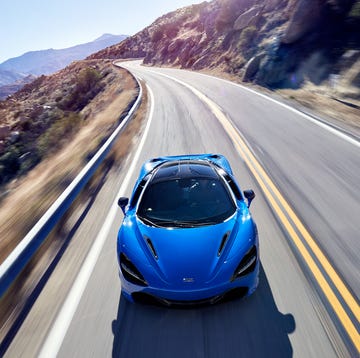 McLaren 720S vs. road