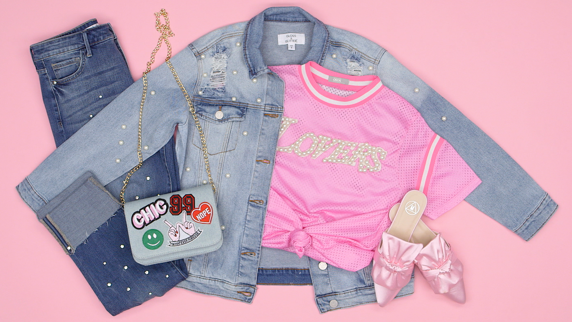 Sweeter Than Yesterday Pink Denim Jacket