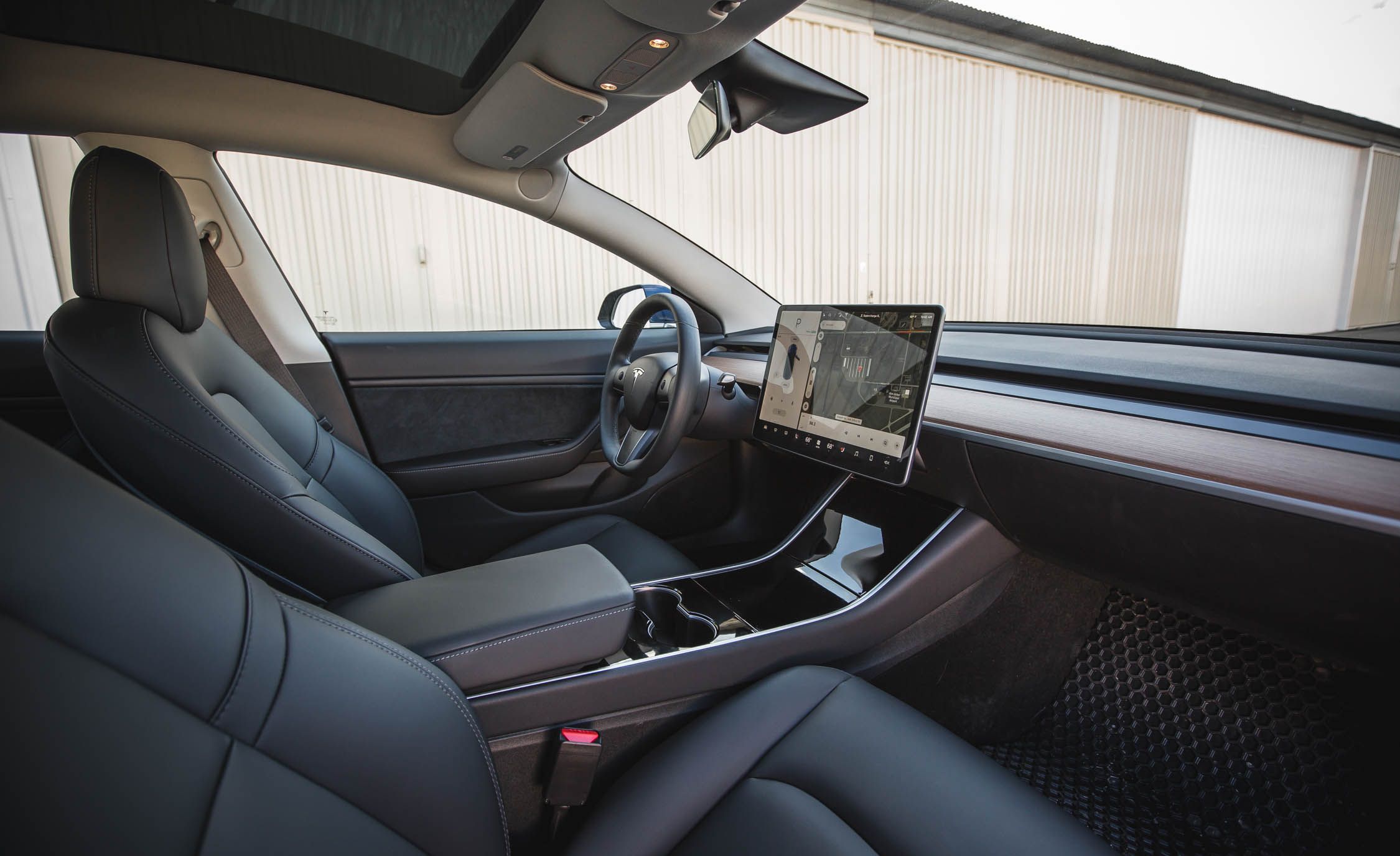 Tesla model 3 back seat clearance space