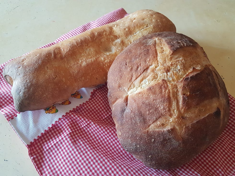 Pan de pueblo, cocido en horno de leña