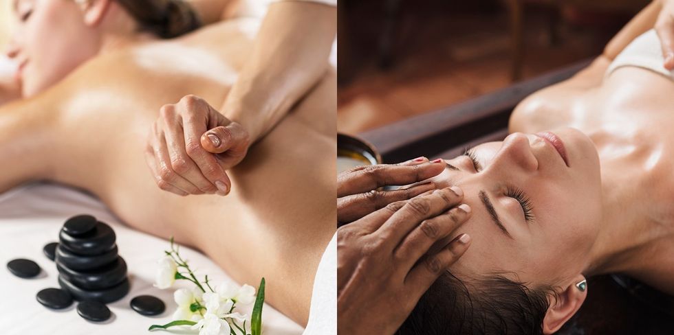 Spa, Skin, Face, Massage, Beauty, Hand, Therapy, Close-up, Organism, Neck, 