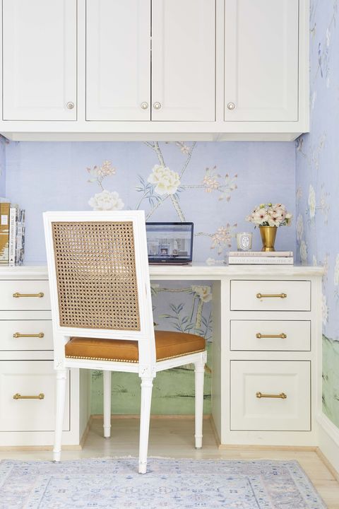 Furniture, White, Room, Desk, Chest of drawers, Property, Yellow, Interior design, Drawer, Table, 