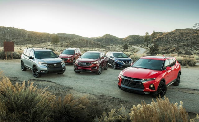 2019 Ford Edge vs. Hyundai Santa Fe, Nissan Murano, Honda Passport