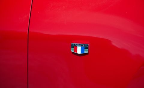 Red, Emblem, Vehicle, Car, Symbol, 