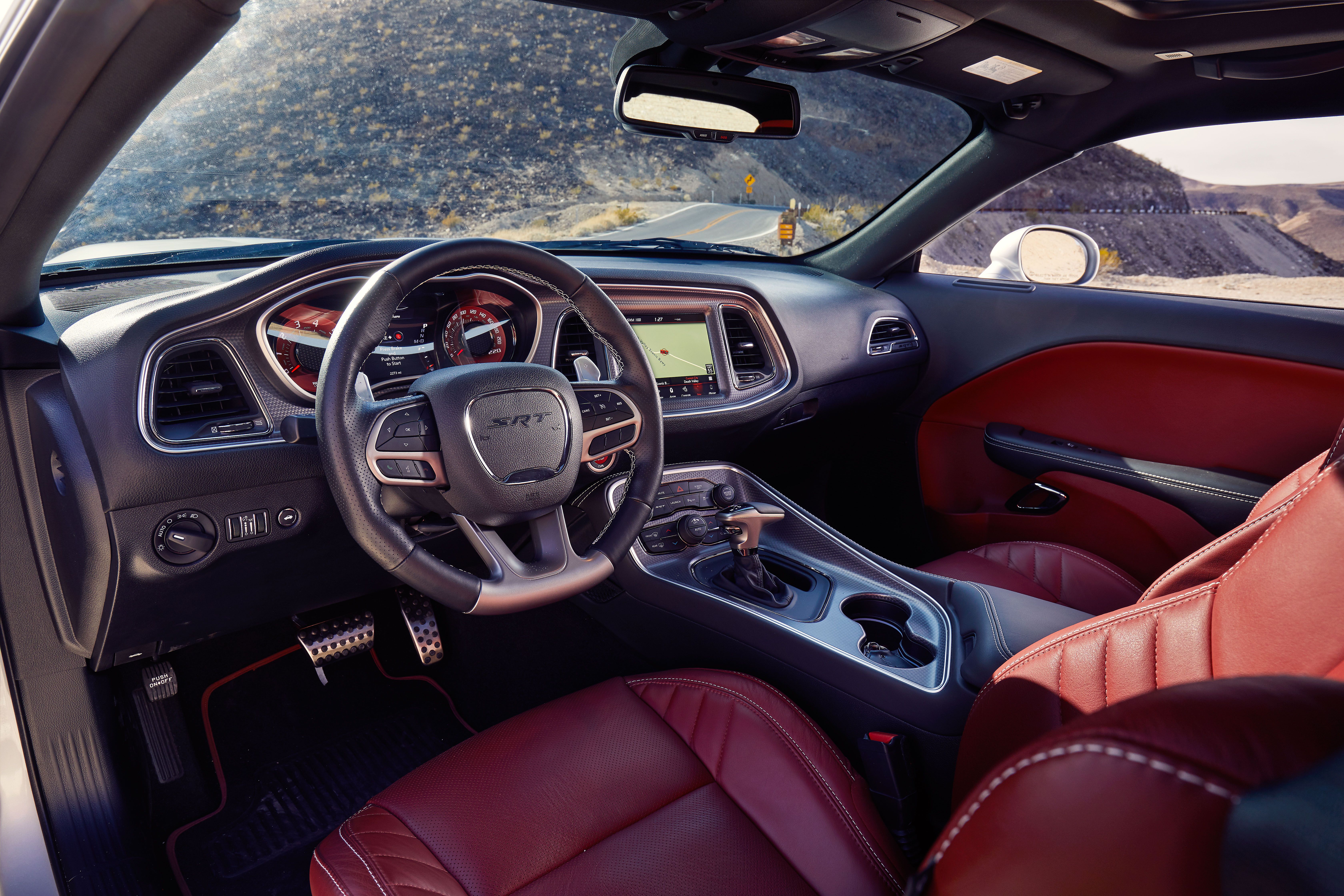 2022 dodge challenger srt interior