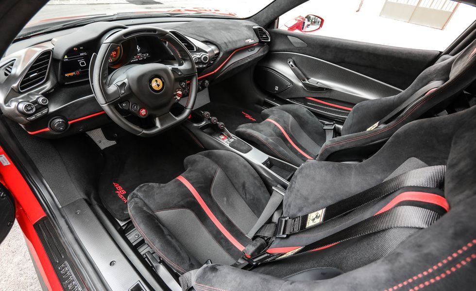 Ferrari 488 GTB Interior Details