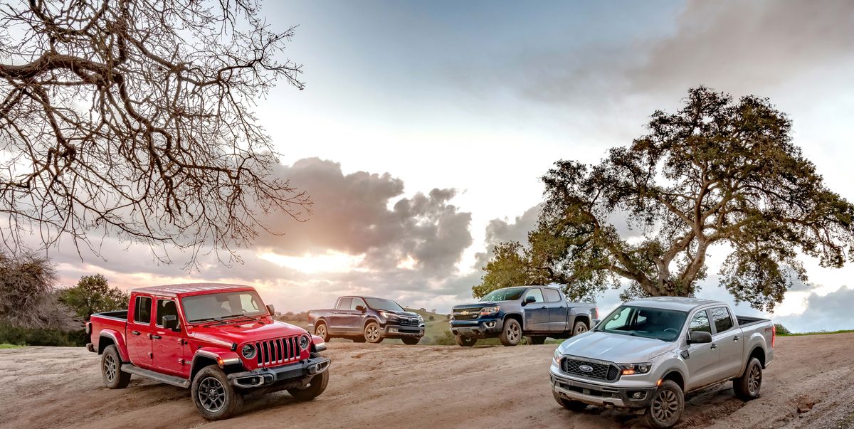 2019 Ford Ranger vs. Jeep Gladiator, Chevy Colorado, Honda Ridgeline