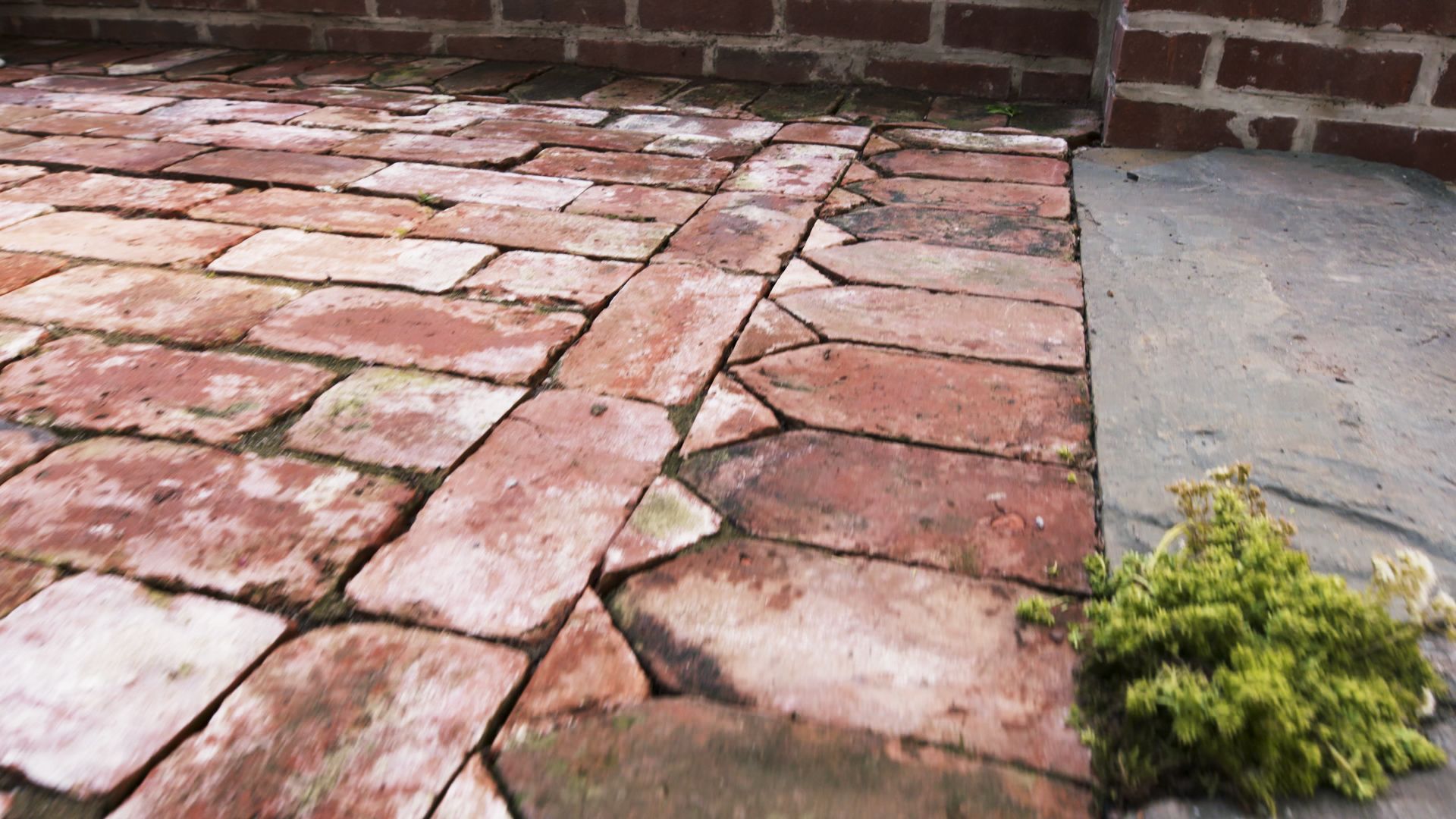Vintage Mayer Bridgeville Red Brick Paving Garden Architecture Decor Walk Way 