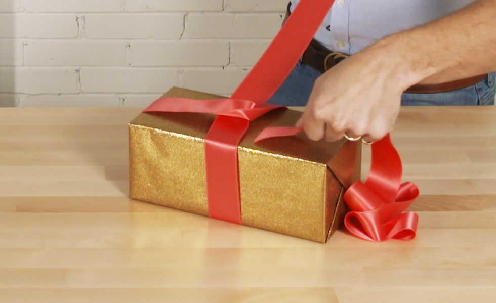 Gift wrapping, Present, Box, Ribbon, 