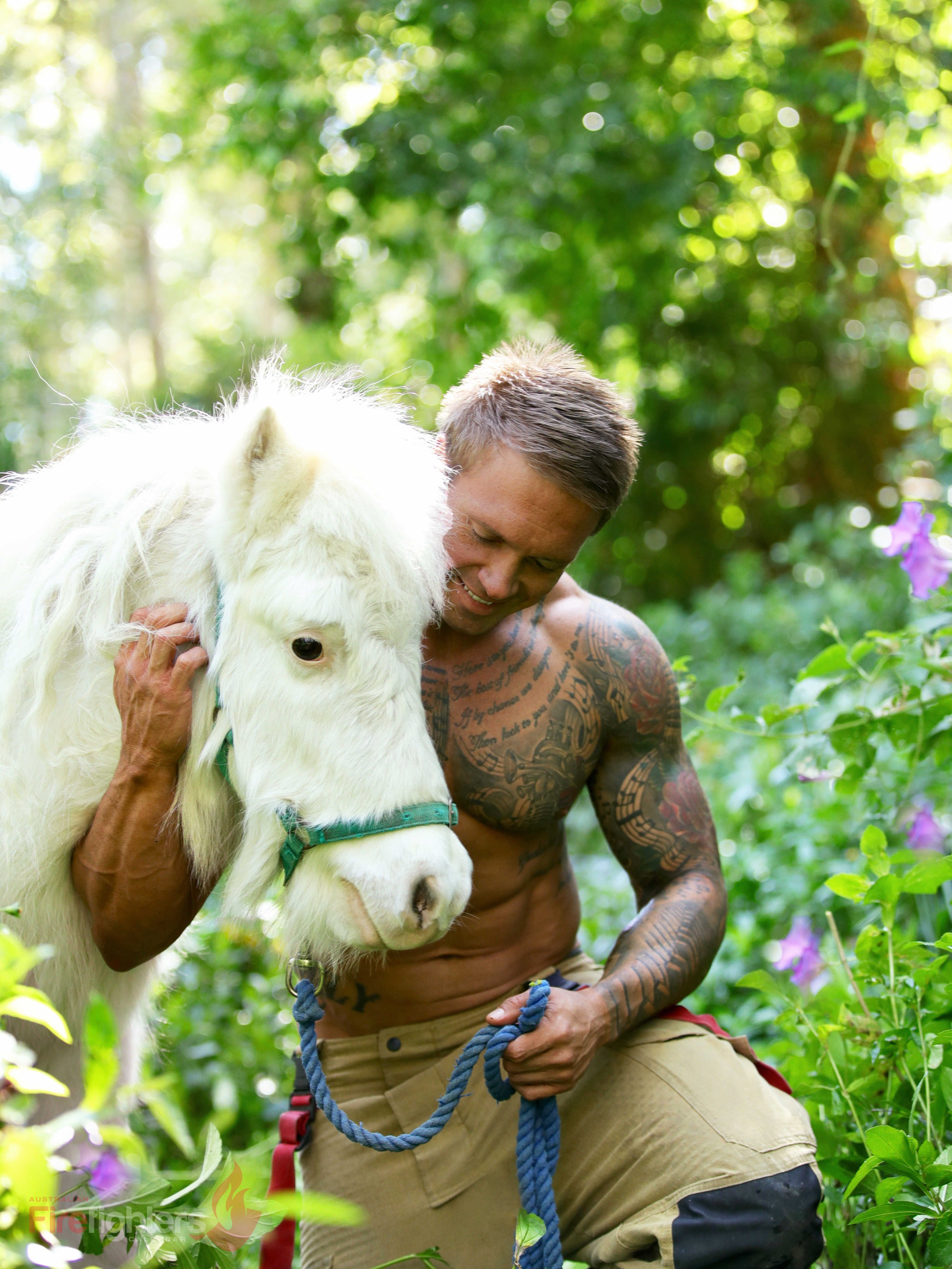 Australia Firefighters Pose With Cute Animals for Sexy 2024