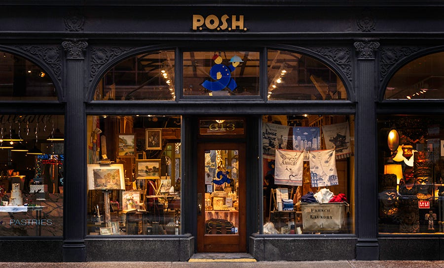 Tour P.O.S.H. Chicago Vintage Tableware Store in Historic Tree Studios ...