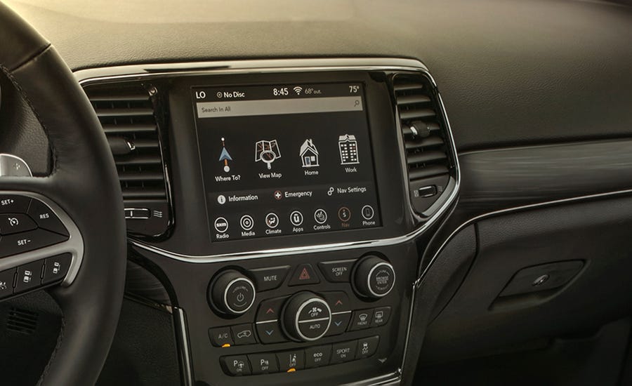 2019 Jeep Grand Cherokee Review Uconnect Audio and Infotainment