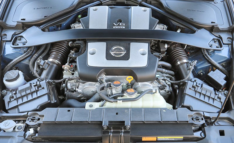 370z engine without engine cover