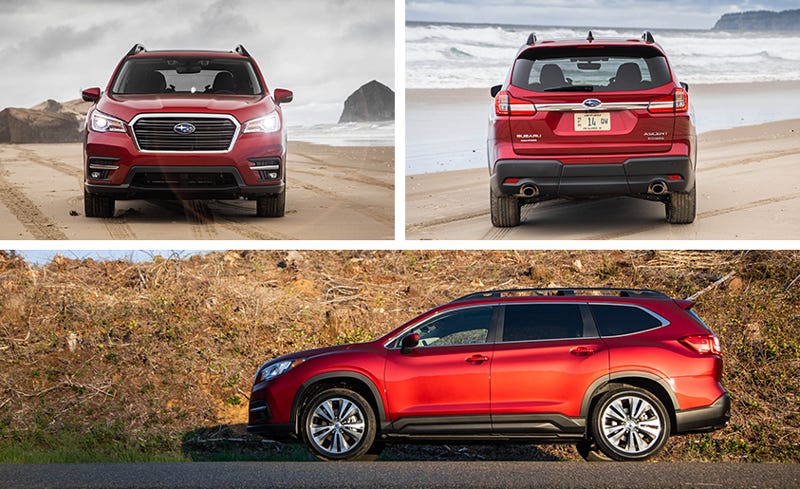 2019 Subaru Ascent Reviews Price Photos And Specs Having Learned From Its Misadventure With The Forgotten Tribeca An Suv Optional Third Row Of Seats Sold 2006 To 2017 That Was Too Small