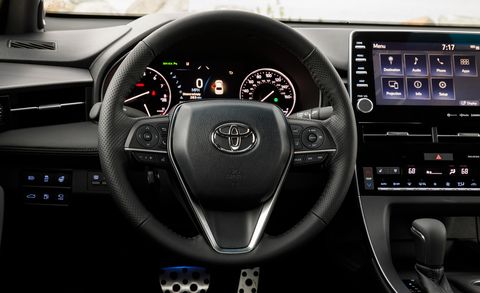 Land vehicle, Vehicle, Car, Steering wheel, Center console, Toyota, Steering part, Automotive design, Speedometer, Technology, 