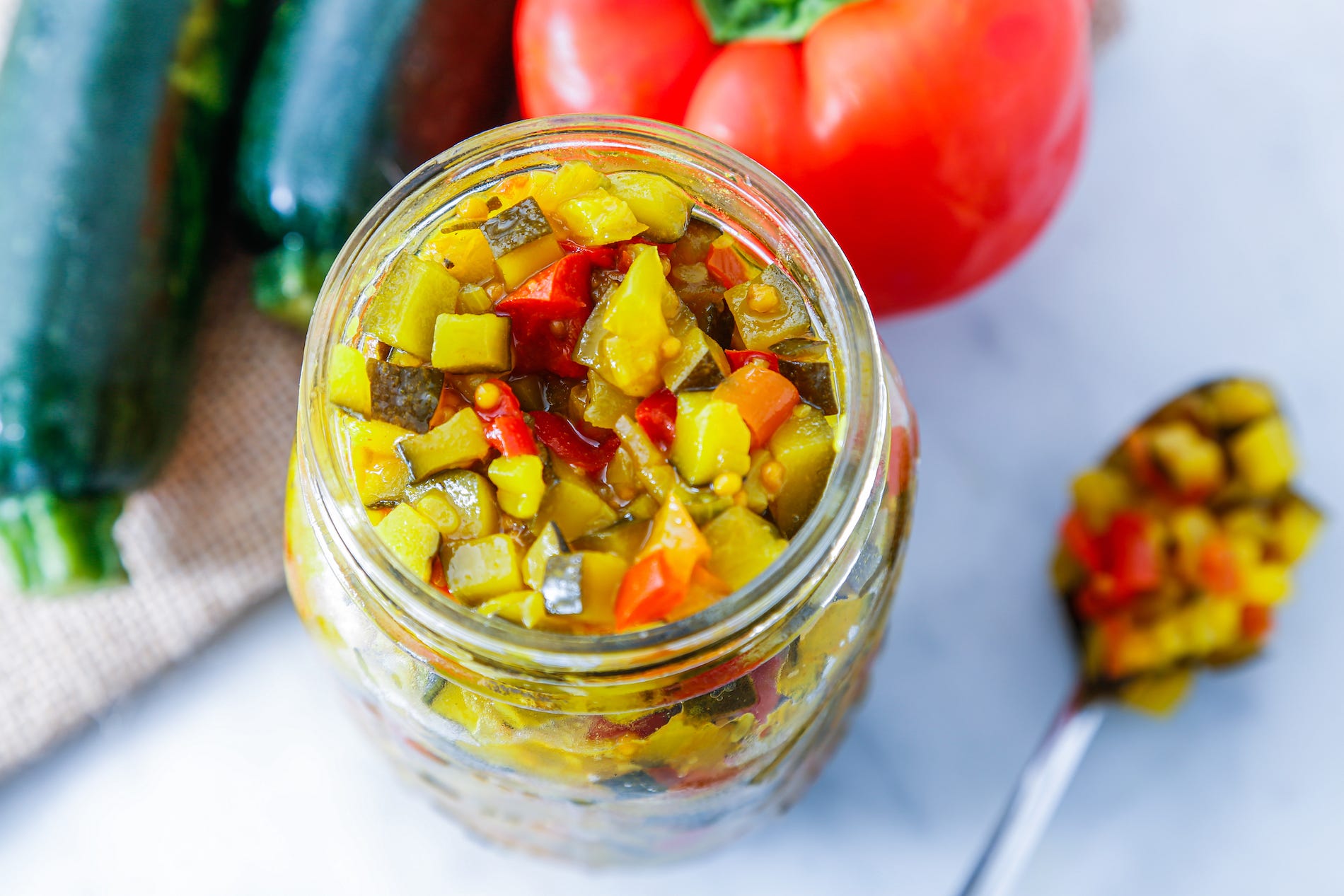 Best Zucchini Relish Recipe - How To Make Zucchini Relish