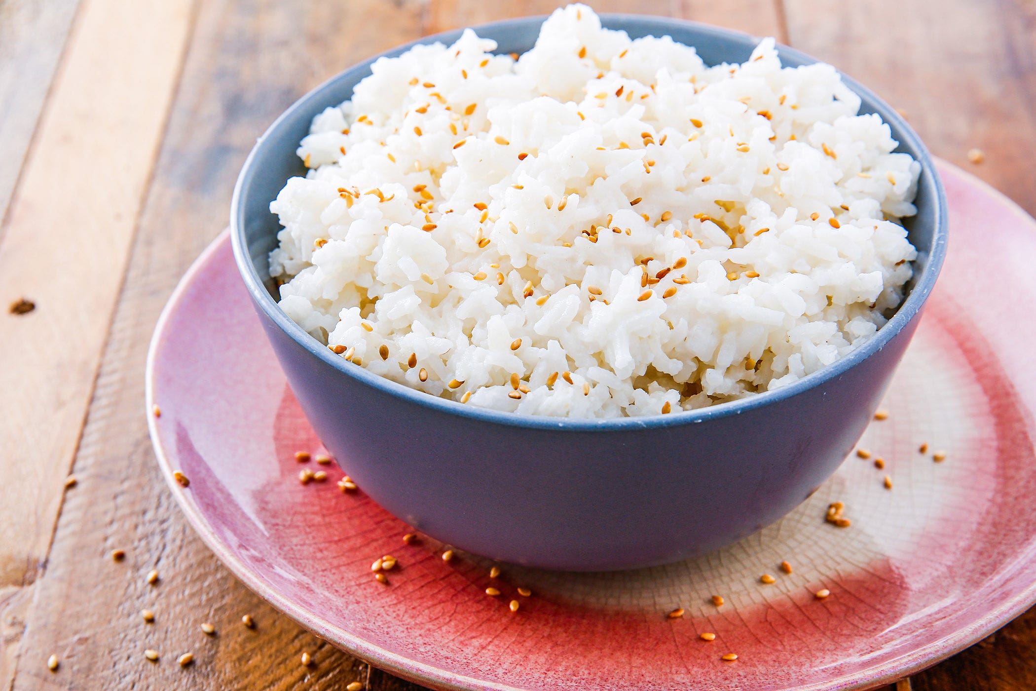 Riso Basmati bollito per accompagnare carne e pesce