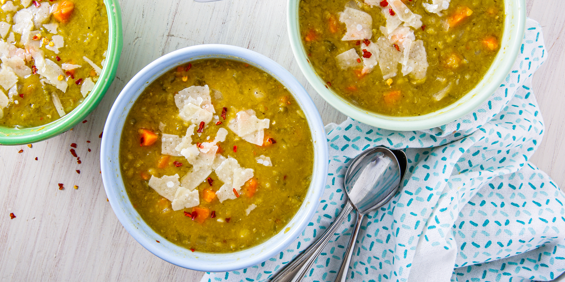 Healthy Slow Cooker Split Pea Soup • A Sweet Pea Chef