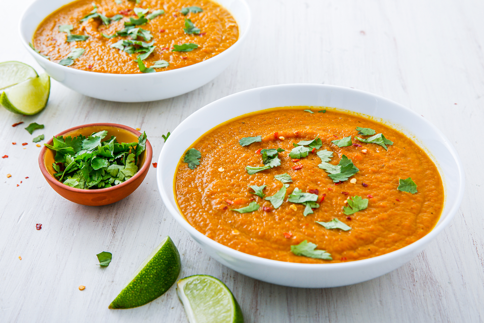 carrot and coriander soup