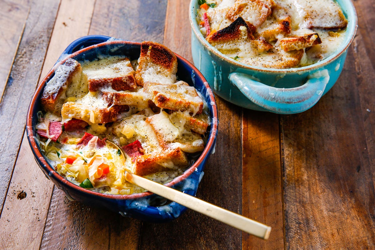 preview for Creamy Reuben Soup Is Good For The Soul