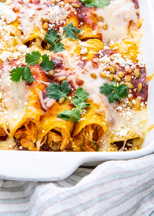 Best Turkey Enchiladas Recipe - How To Make Turkey Enchiladas