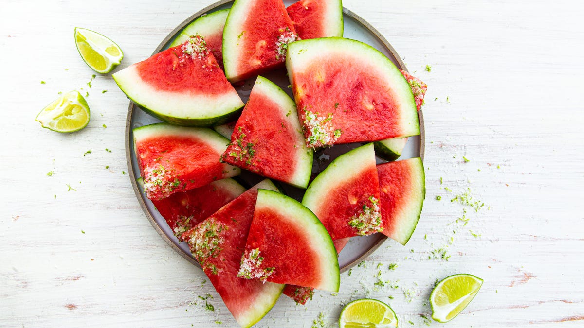 Video player poster image preview for Margarita Watermelon Is The Boozy Snack You Need