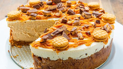 preview for This Nutter Butter Cheesecake Is For Peanut Butter Fanatics