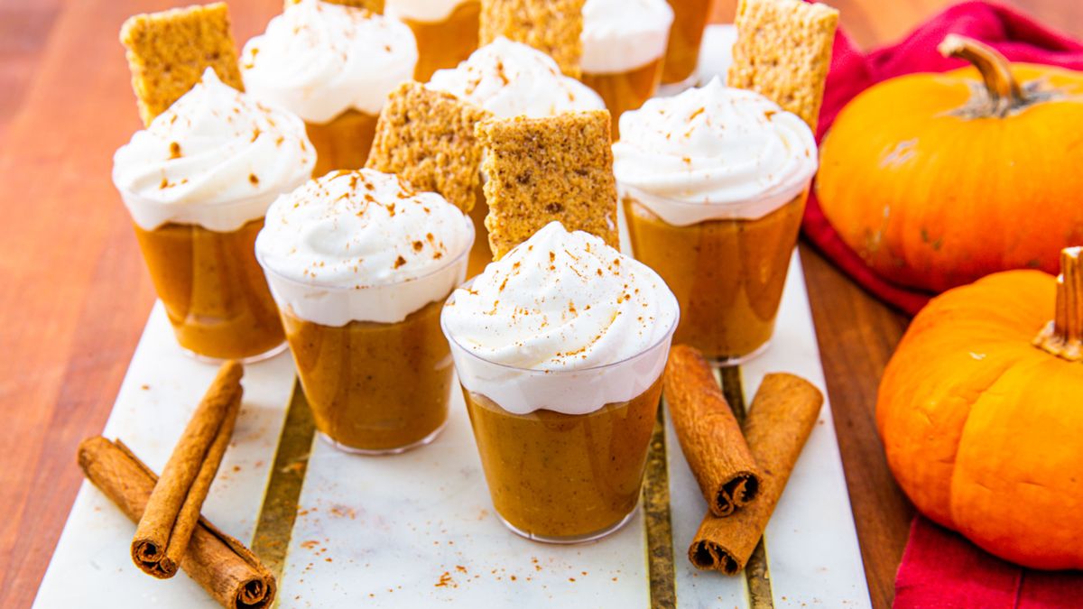 preview for Pumpkin Pie Pudding Shots Are Way Better Than Pie