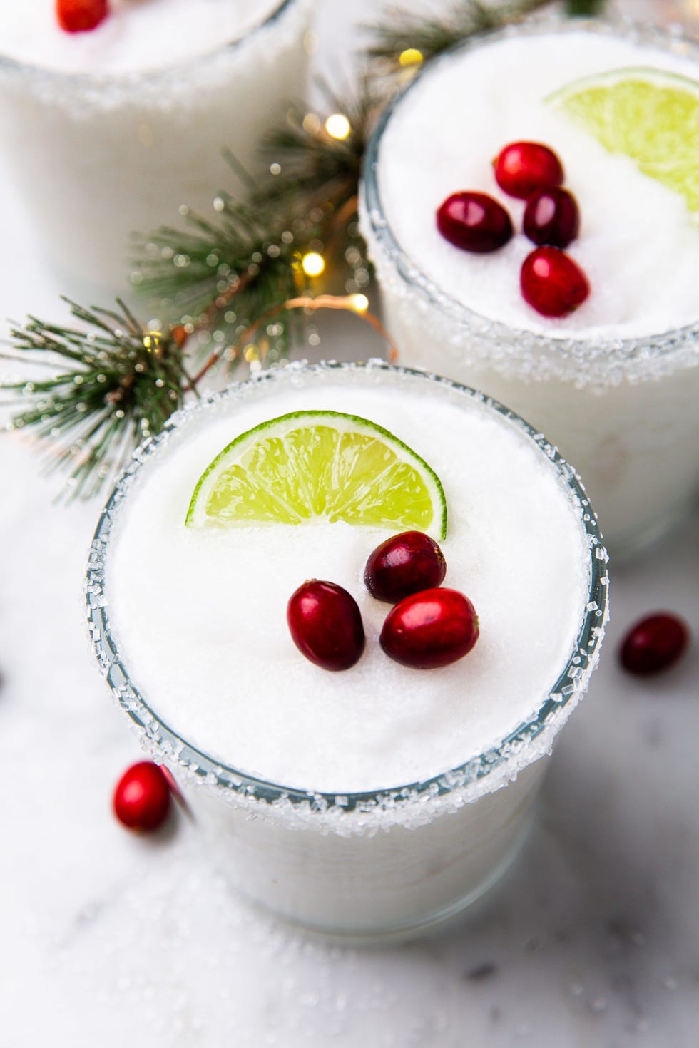 white christmas margaritas