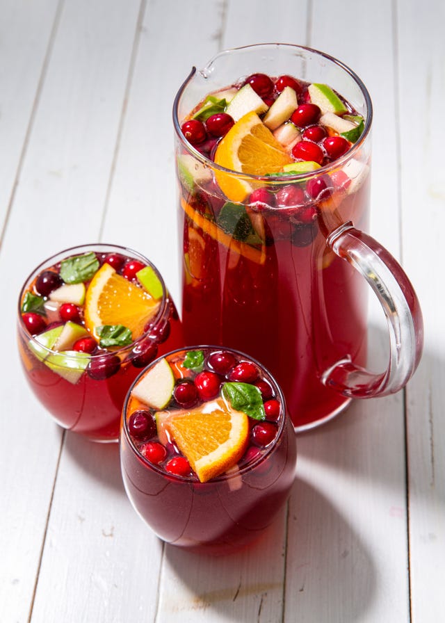 cranberry basil sangria