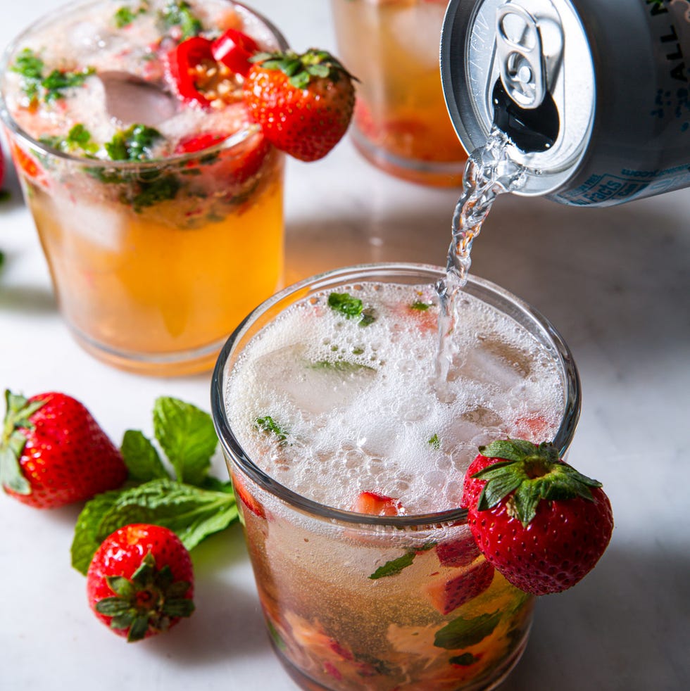 Strawberry Jalapeño Mint Julep - Delish.com strawberry jalapeño mint julep