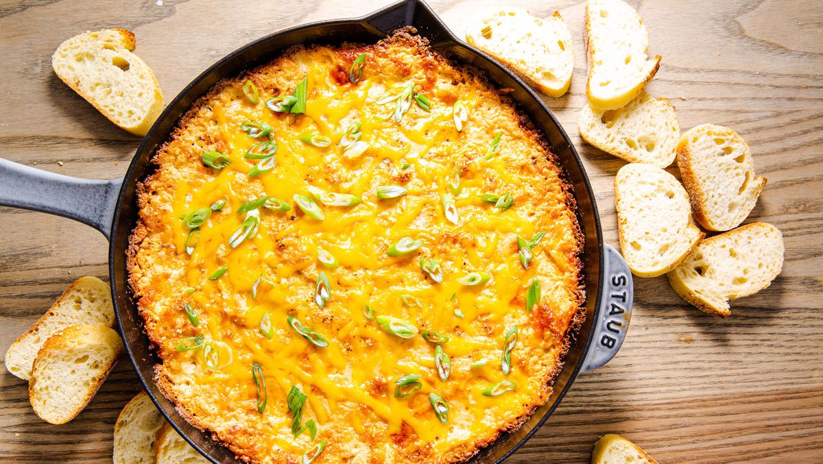 preview for Win Your Game Day Party With This Cheesy Hot Crab Dip