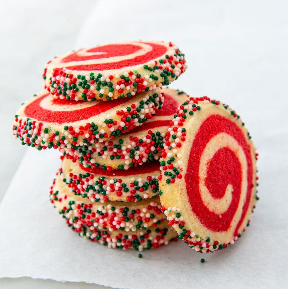 Christmas Pinwheel Cookies - Delish.com