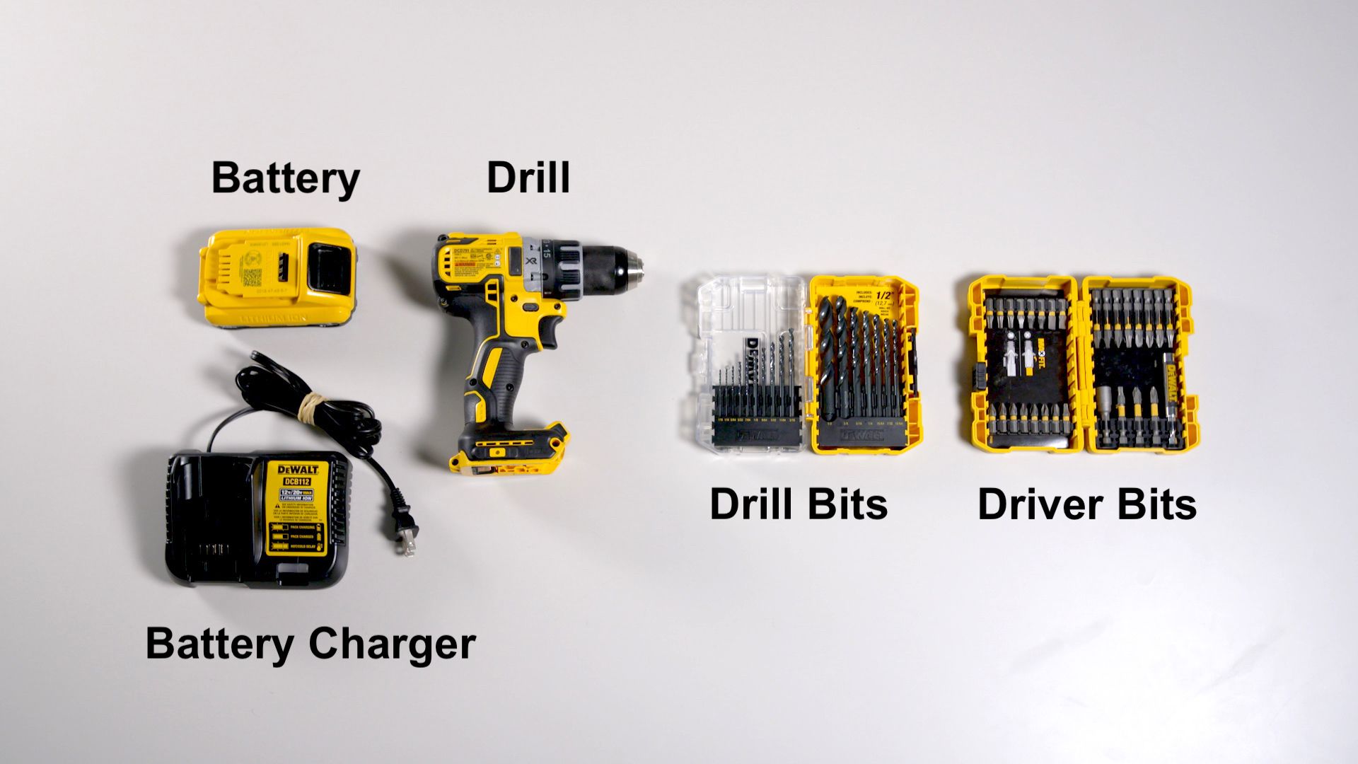 does a drill come with drill bits?