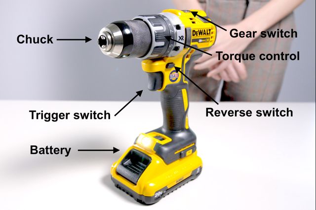 Impact wrench, Handheld power drill, Impact driver, Tool, Drill, Screw gun, Hammer drill, Pneumatic tool, Drill accessories, Machine, 