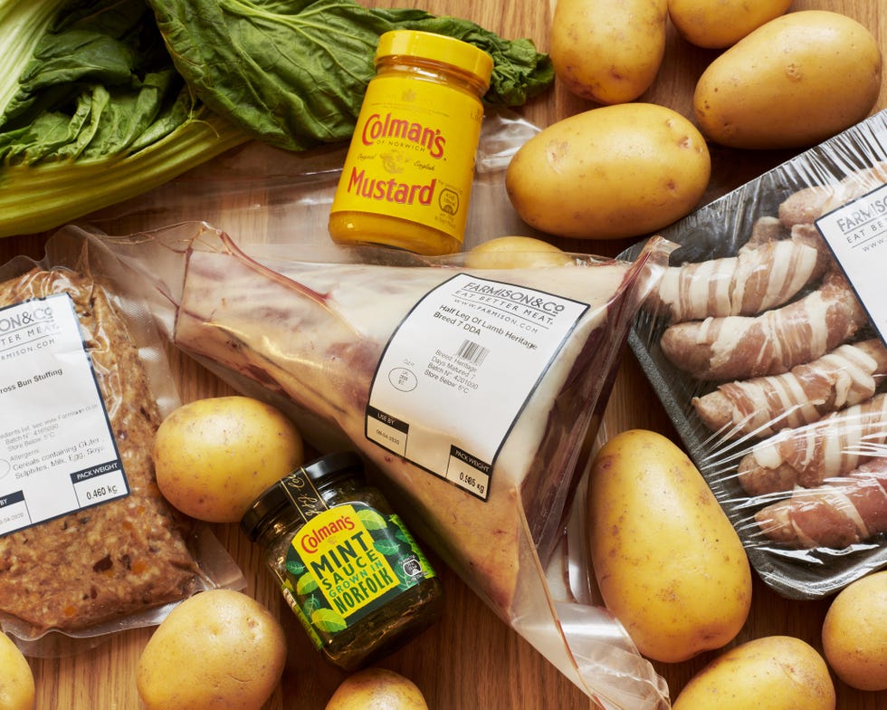 Colman's easter roast lamb delivery box
