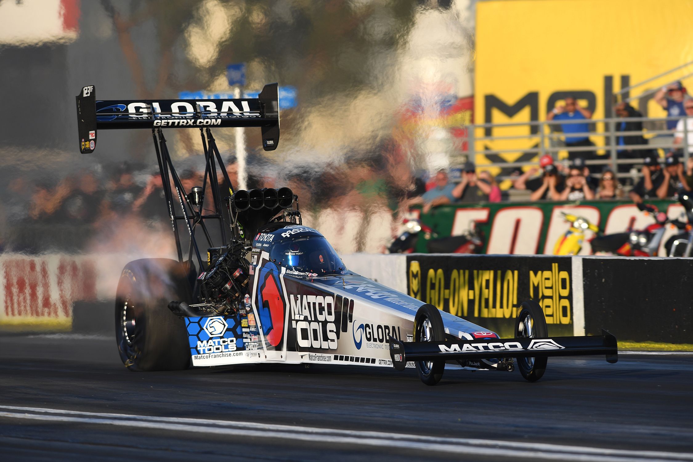 Antron Brown clinches third NHRA Top Fuel championship