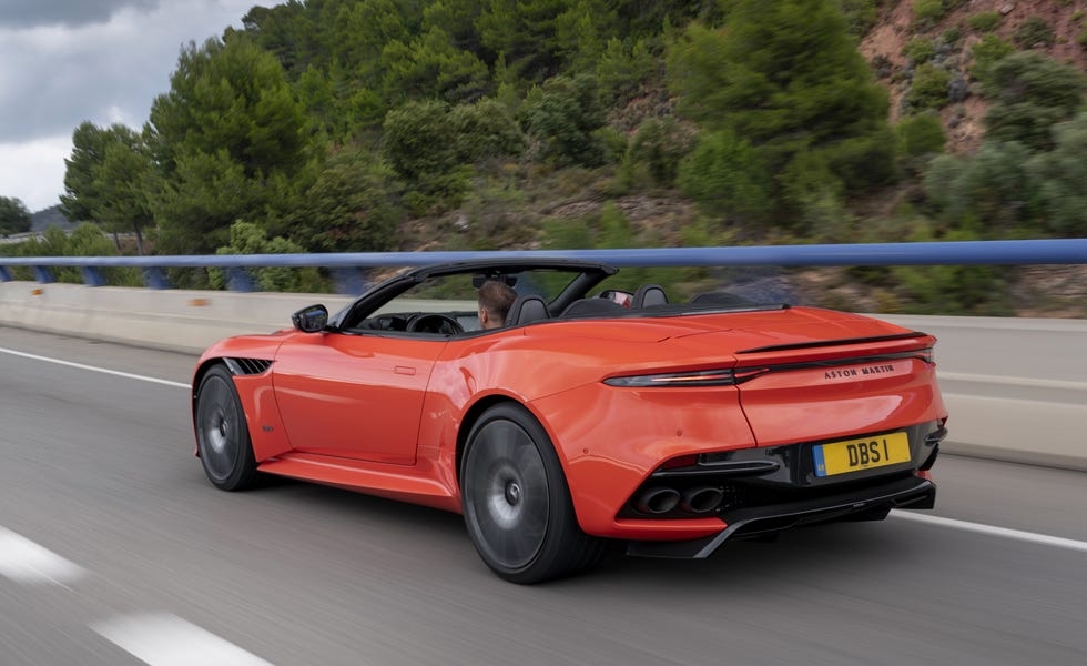 2020 aston dbs superleggera volante rear