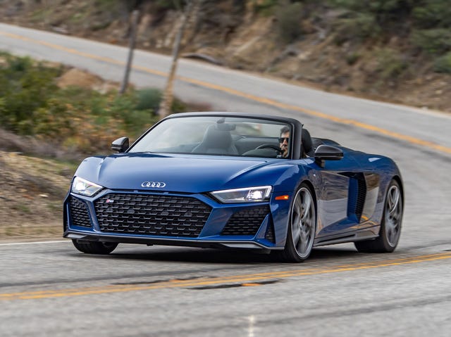 2020 audi r8 spyder front