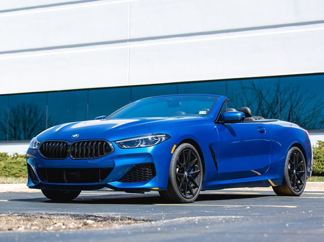 2020 bmw 8 series convertible front