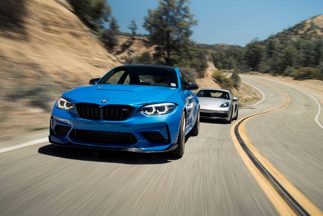 Comparison Test: 2020 BMW M2 CS vs. 2021 Porsche 718 Cayman GTS 4.0