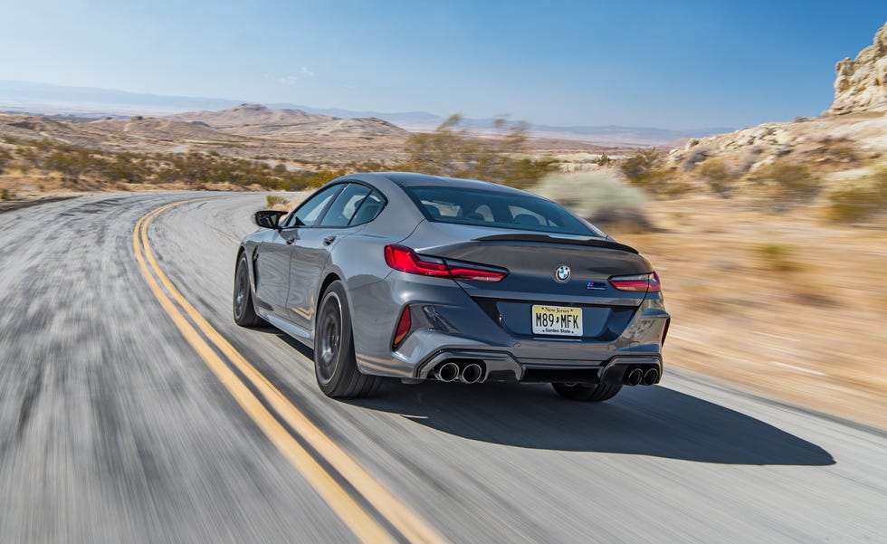 2020 bmw m8 competition gran coupe rear