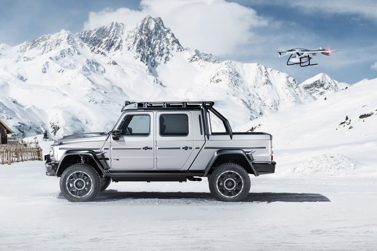 Brabus'S 800-Hp Mercedes-Amg G-Wagen Has A Drone Landing Pad