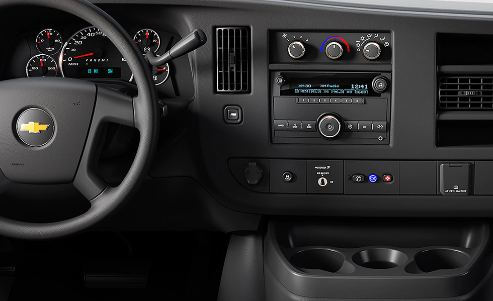 2023 chevrolet express interior