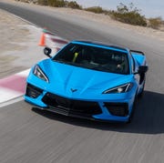 2020 chevrolet corvette z51 on the track