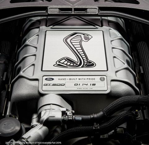 2020 Ford Mustang Shelby GT500 engine teaser