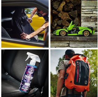 2020 car and driver holiday gift guide photo collage