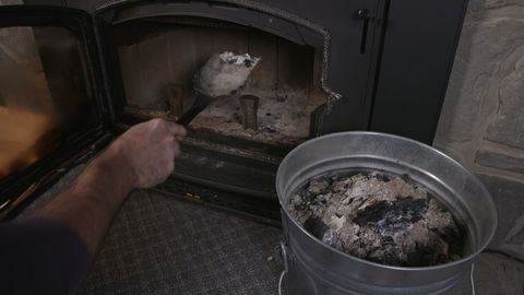 How to clean a fireplace